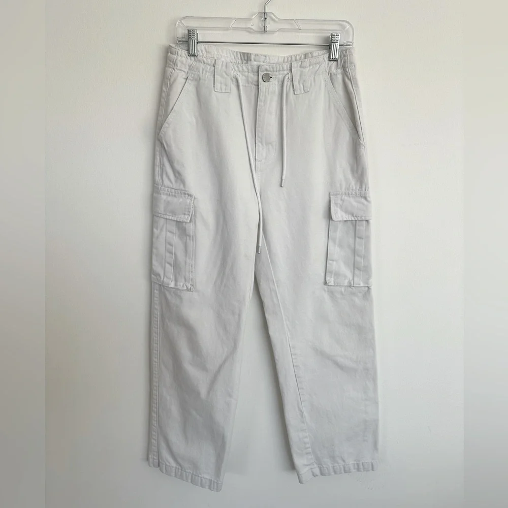 superdown Bobbi Cargo Pant in White Size Medium